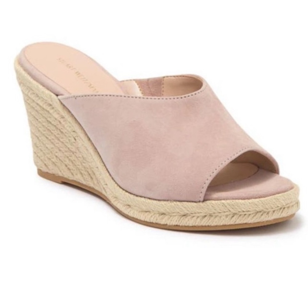 STUART WEITZMAN WONDA ESPADRILLE WEDGE SANDAL SIZE 6 1/2 NWT - Picture 2 of 16